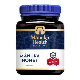 Mật Ong Manuka Health MGO 115+ 1Kg - Chính Hãng New Zealand, Kháng Khuẩn Tự Nhiên, Bảo Vệ Sức Khỏe