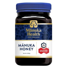 Mật Ong Manuka Health MGO 115+ 500g - Chính Hãng New Zealand, Kháng Khuẩn Tự Nhiên, Bảo Vệ Sức Khỏe