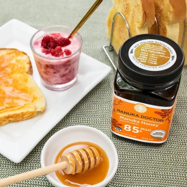 Mật ong Manuka đa hoa MGO 85+ – 500g | Manuka Doctor