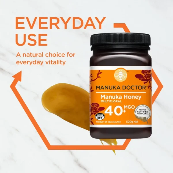 Mật Ong Manuka Đa Hoa MGO 40+ (500g)