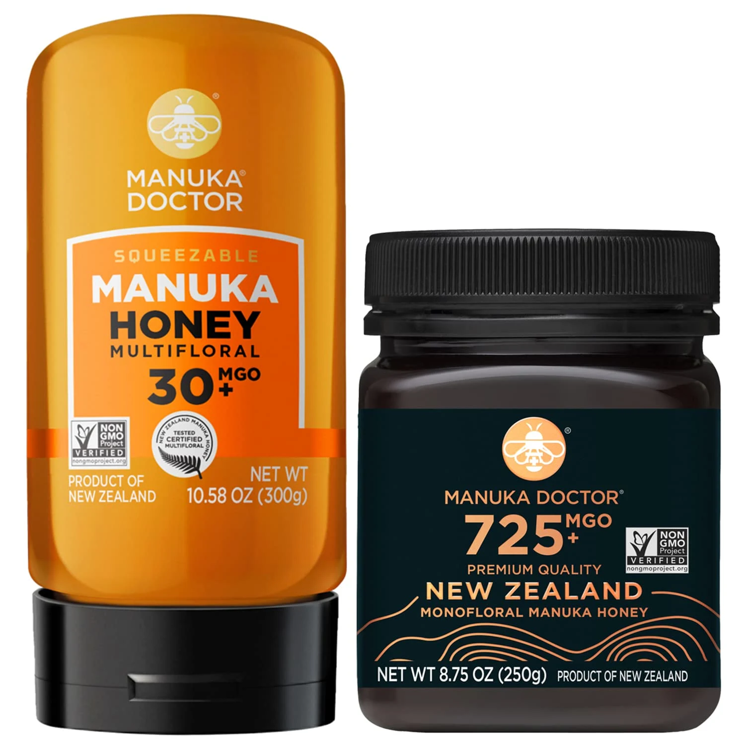 mat ong manuka 2 Mật Ong Manuka Đa Hoa MGO 25+ – Chai Bóp Tiện Lợi 500g