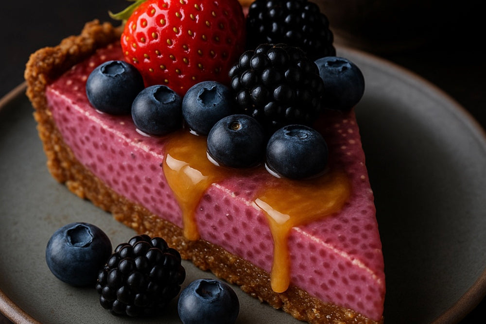 Bánh Chia Dâu Tây Không Nướng – Ngọt Ngào Tự Nhiên Cùng Mật Ong Manuka