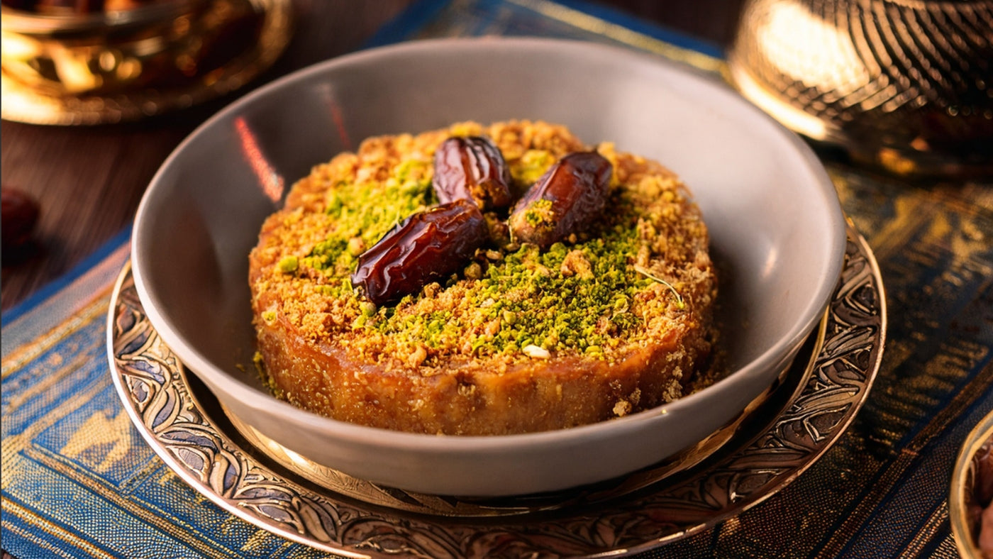 Thức Vị Thượng Hạng: Mứt Chà Là Ngọt Ngào Kèm Hạt Pistachio Và Mật Ong Manuka Đậm Đà